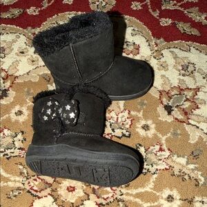 Garanimals Kids Black Boots with Star Pattern